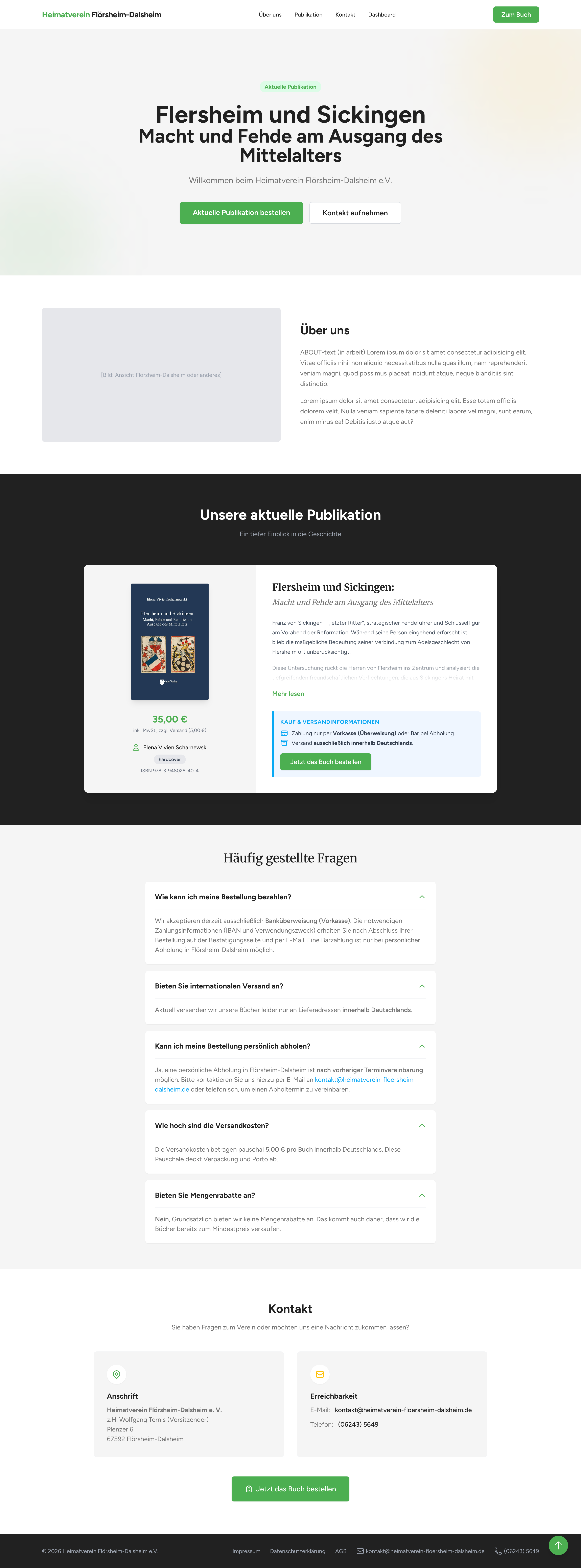 Heimatverein Flörsheim-Dalsheim Landingpage